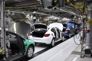 Car factory production line