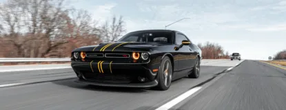 Black Dodge Challenger Coupe